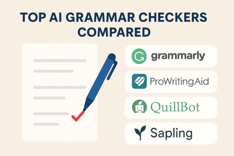 Top AI Grammar Checkers Compared interface and features