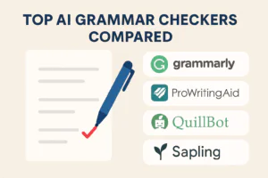 Top AI Grammar Checkers Compared interface and features